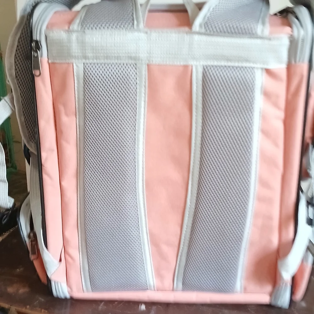 Unique Bargains Pet Backpack Foldable Pet Backpack for Cats and Small Dogs